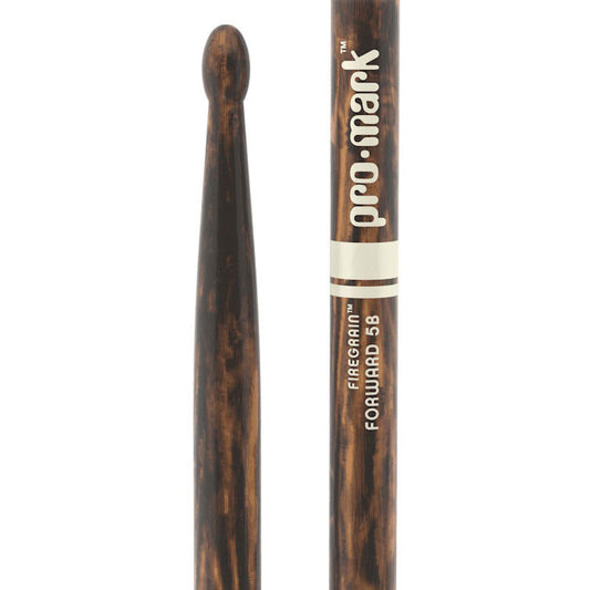 ProMark Classic Forward 5B Firegrain Hickory Wood Tip Drum Sticks