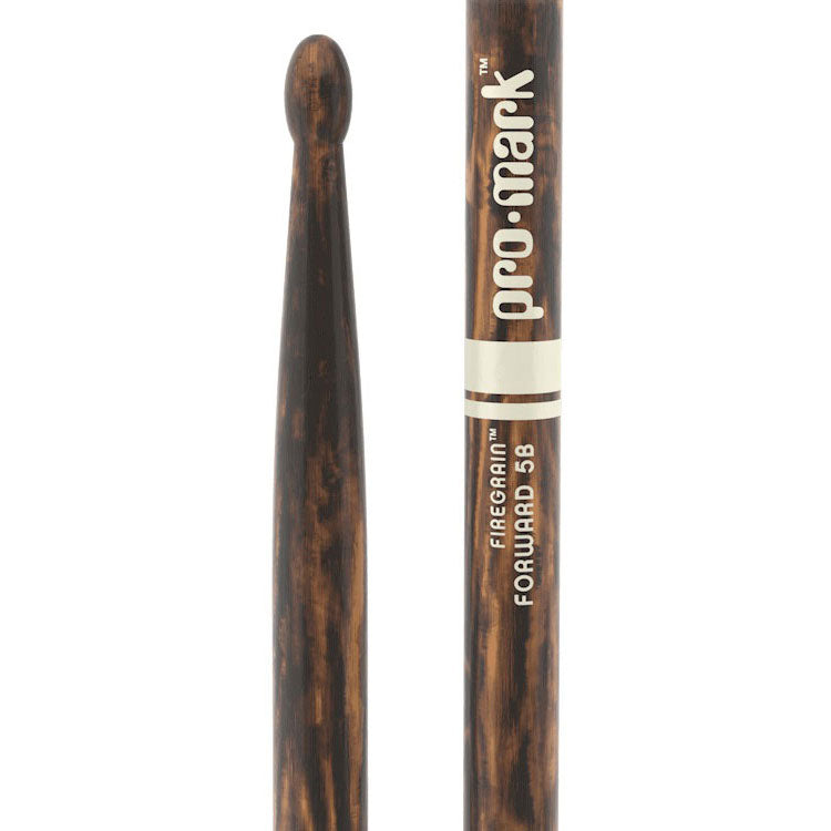 ProMark Classic Forward 5B Firegrain Hickory Wood Tip Drum Sticks