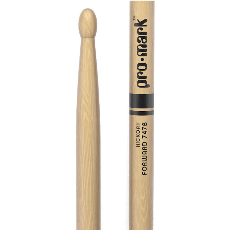 ProMark Classic Forward 747B Hickory Wood Tip Drum Sticks