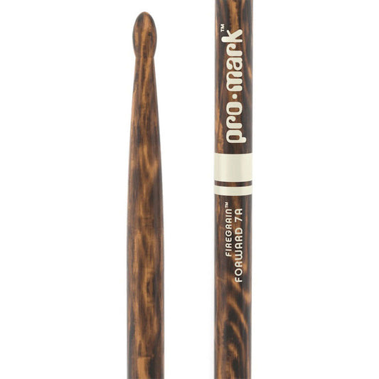 ProMark Classic Forward 7A Firegrain Hickory Wood Tip Drum Sticks