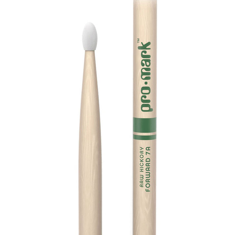 ProMark Classic Forward 7A Raw Hickory Nylon Tip Drum Sticks