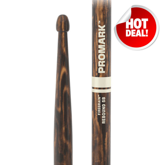 ProMark Rebound 5B Firegrain Hickory Wood Tip Drum Sticks