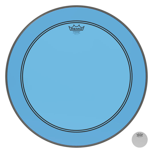 Remo Powerstroke 3 Colortone Blue 24" Bass Drum Head