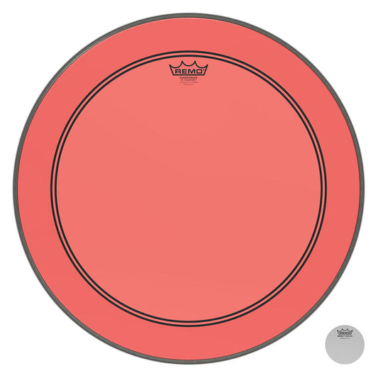 Remo Powerstroke 3 Colortone Red 20" Bass Drum Head