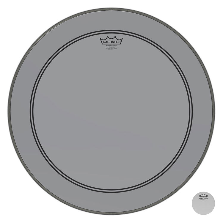 Remo Powerstroke 3 Colortone Smoke 24" Bass Drum Head