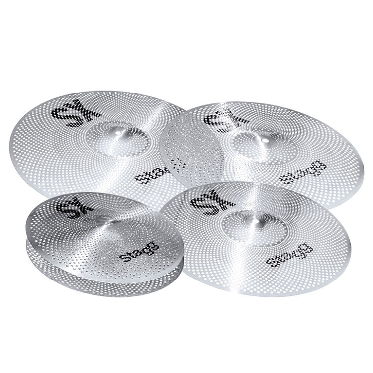 Stagg SX Low Volume 14H/16C/18C/20R Cymbal Pack + Bag