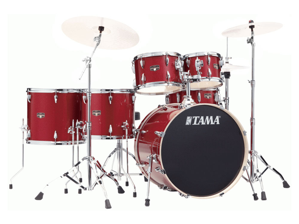 Tama Imperialstar 22" 6 Piece Drum Kit - Burnt Red Mist