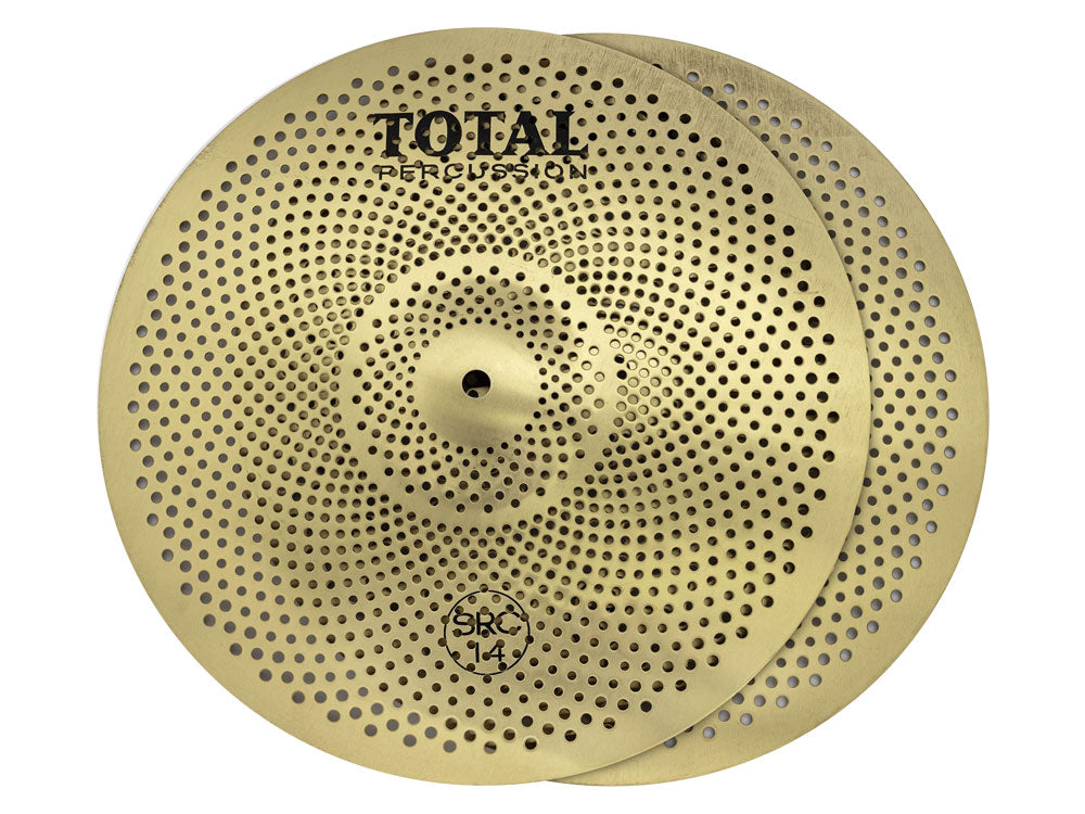 Total Percussion 14" Sound Reduction Hi-Hats Matte Gold