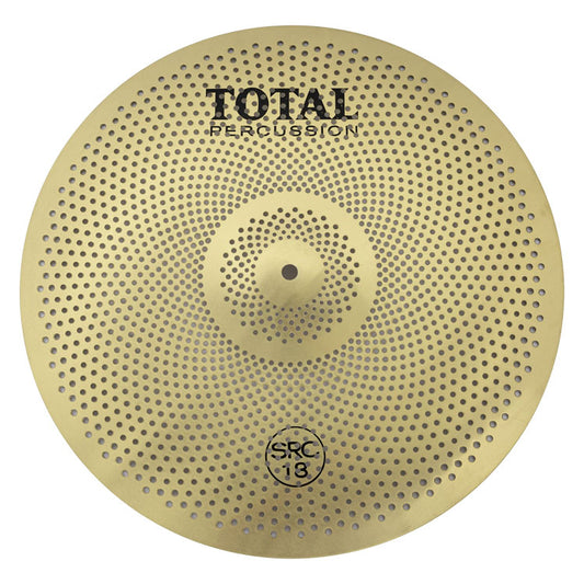 Total Percussion 18" Sound Reduction Crash Matte Gold