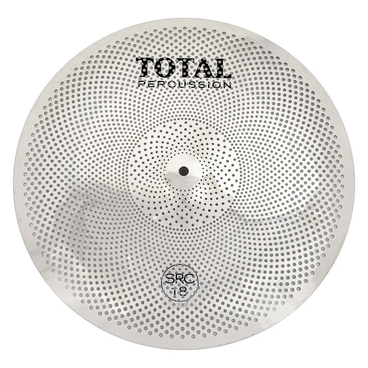 Total Percussion 18" Sound Reduction Crash Polished Silver