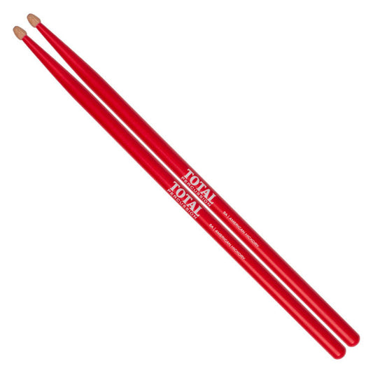 Total Percussion 5A Red Wood Tip Drum Sticks