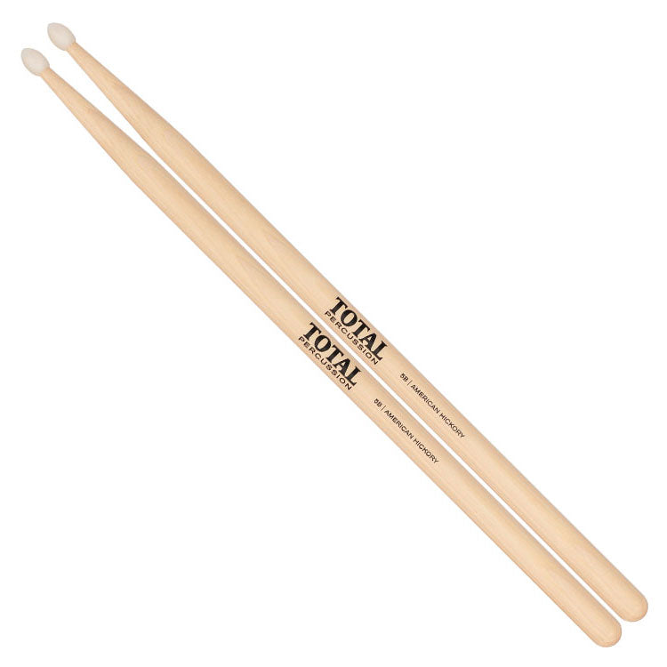 Total Percussion 5B Natural Nylon Tip Drum Sticks