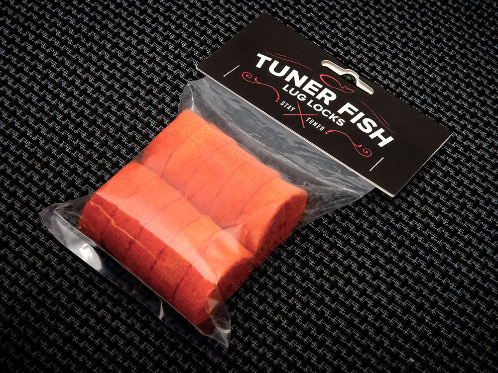 Tuner Fish Cymbal Felts Orange 10 Pack