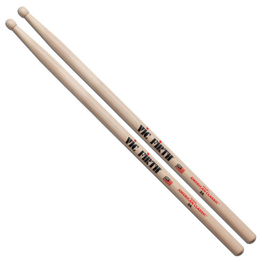 Vic Firth American Classic 3A Wood Tip Drum Sticks