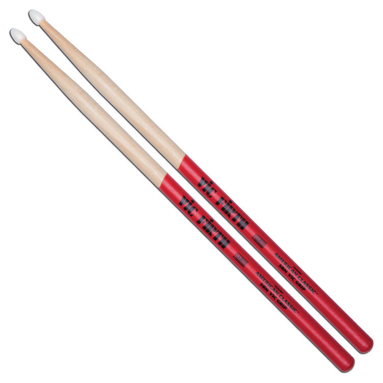 Vic Firth American Classic 5B Vic Grip Nylon Tip Drum Sticks