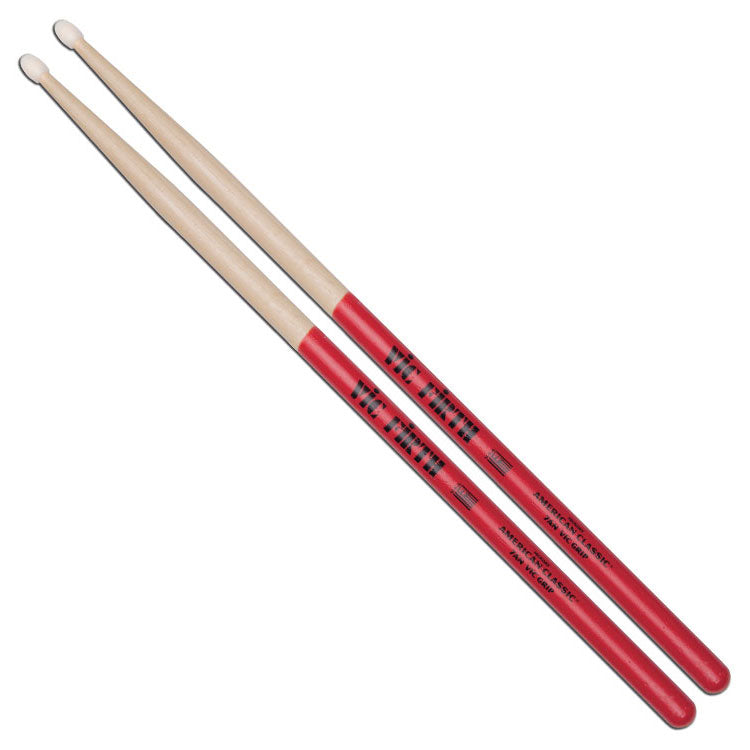 Vic Firth American Classic 7A Vic Grip Nylon Tip Drum Sticks