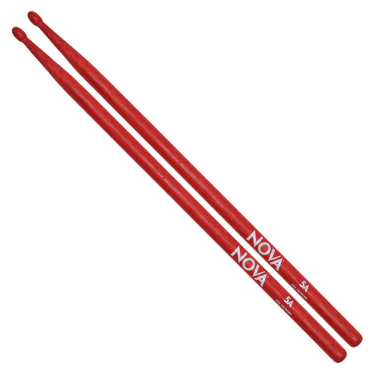 Vic Firth Nova 5A Red Wood Tip Drum Sticks