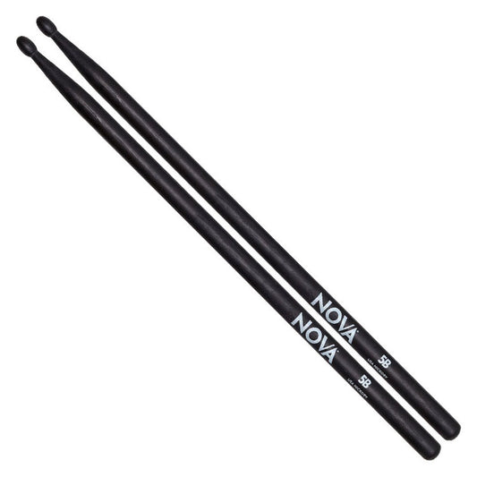 Vic Firth Nova 5B Black Wood Tip Drum Sticks