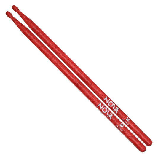 Vic Firth Nova 5B Red Wood Tip Drum Sticks