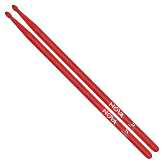 Vic Firth Nova 7A Red Wood Tip Drum Sticks