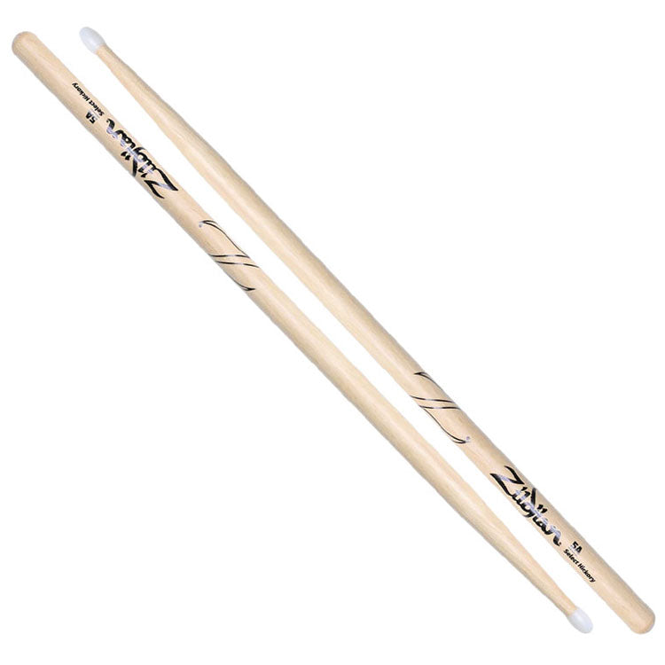 Zildjian Hickory 5A Nylon Tip Drum Sticks