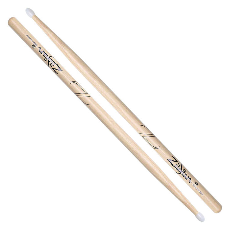 Zildjian Hickory 5B Nylon Tip Drum Sticks