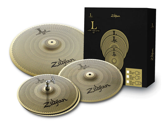 Zildjian Cymbals L80 Low Volume 13/14/18 Cymbal Pack