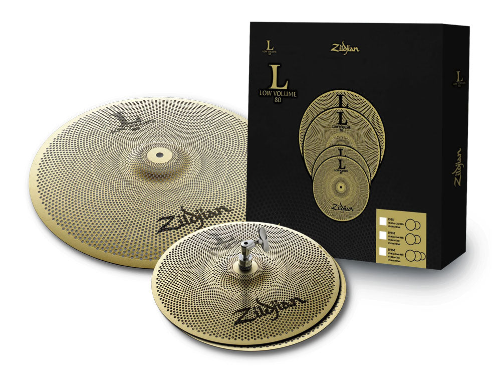 Zildjian Cymbals L80 Low Volume 13/18 Cymbal Pack