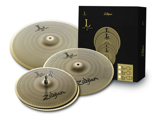 Zildjian Cymbals L80 Low Volume 14/16/18 Cymbal Pack