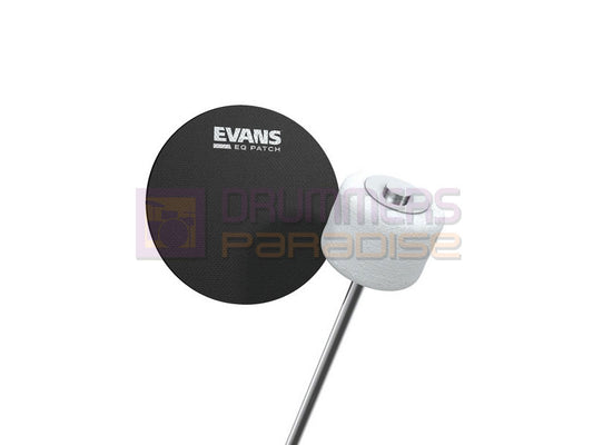 Evans EQ Bass Drum Patch - Single Black Nylon 2pk