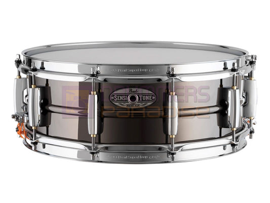 Pearl Sensitone Heritage Alloy 14" x 5" Black Brass Snare Drum